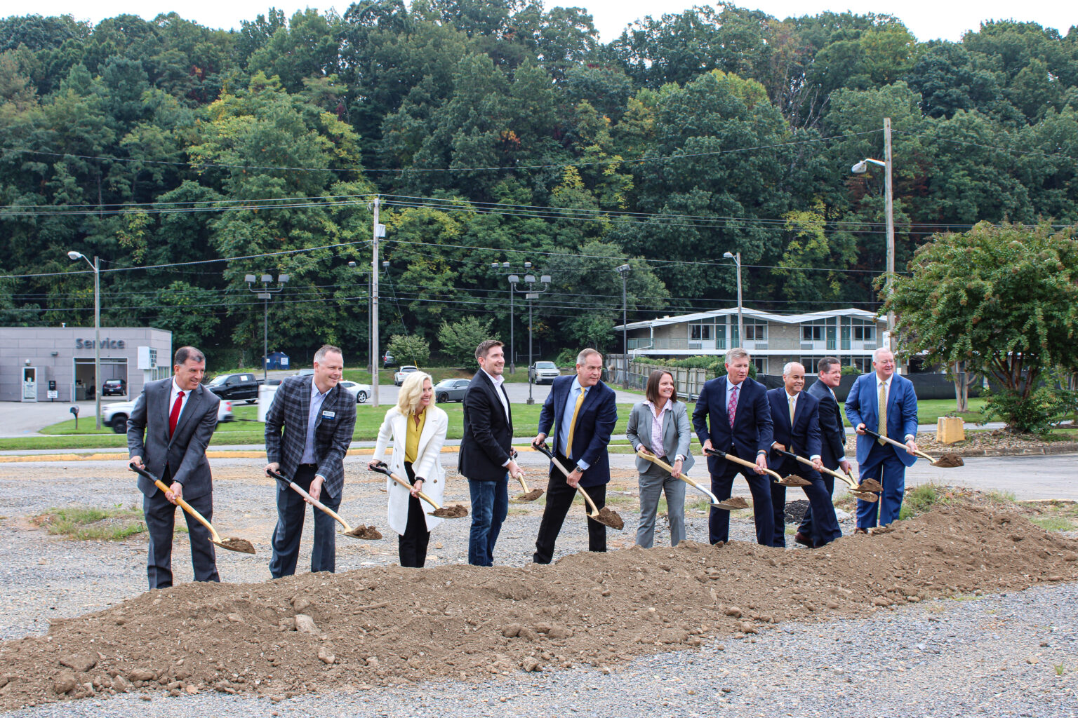 Ridge View Bank Headquarters Groundbreaking GH Contracting